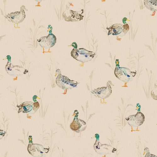 Samples - Paddling Ducks  Wallpaper Sample Cream Voyage Maison