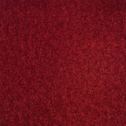 Plain Red Fabric - Palermo Textured Woven Fabric (By The Metre) Scarlet Voyage Maison