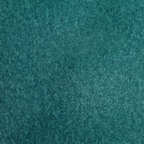 Plain Blue Fabric - Palermo Textured Woven Fabric (By The Metre) Teal Voyage Maison