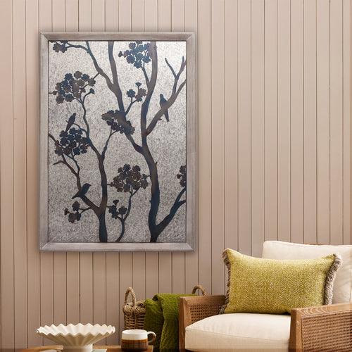 Floral Brown Accessories - Paloma Antique  Mirror Weathered Oak Voyage Maison
