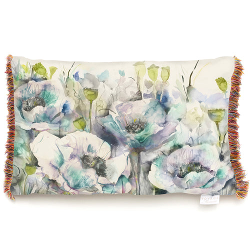 Voyage Maison Papavera Printed Feather Cushion in Veronica