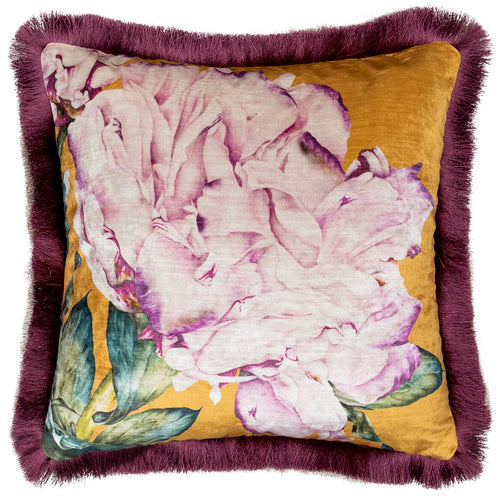 Marie Burke Parcevall Printed Feather Cushion in Harvest
