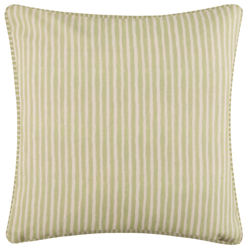 Floral Green Cushions - Pear Orchard Printed Outdoor Polyester Filled Cushion Green Voyage Maison