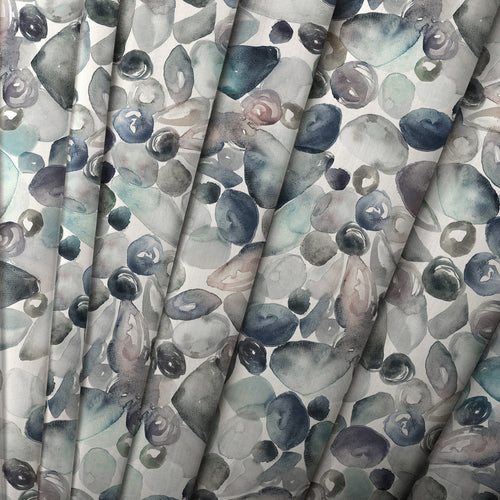 Abstract Grey M2M - Pebbles Printed Cotton Made to Measure Roman Blinds Slate Voyage Maison