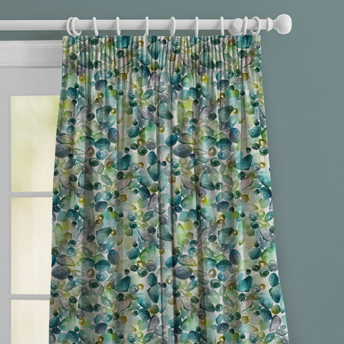 Abstract Green M2M - Pebbles Printed Made to Measure Curtains Kelpie Voyage Maison