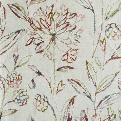 Floral Cream Fabric - Pennington Woven Jacquard Fabric (By The Metre) Auburn Voyage Maison