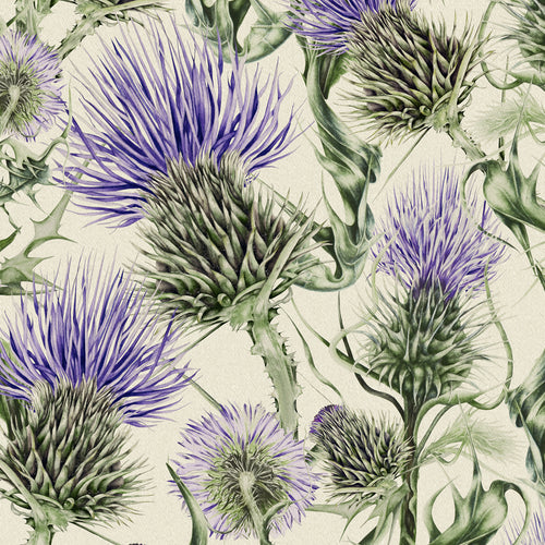 Floral Cream M2M - Penton Printed Made to Measure Curtains Damson Marie Burke