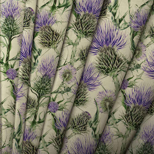 Floral Cream M2M - Penton Printed Made to Measure Curtains Damson Marie Burke
