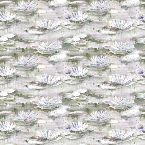 Floral Grey Fabric - Perdita Printed Fabric (By The Metre) Agate Voyage Maison