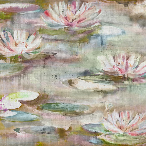 Samples - Perdita Printed Fabric Sample Swatch Coral Voyage Maison