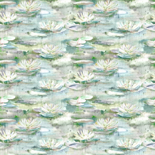 Floral Green Fabric - Perdita Printed Fabric (By The Metre) Sage Voyage Maison