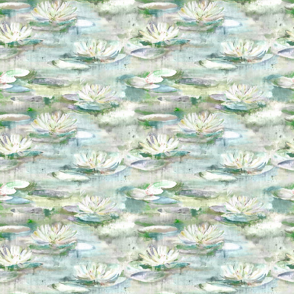 Perdita Sage Printed Fabric (By The Metre) | Green Fabric | Voyage Maison
