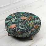 Voyage Maison Petra Large Footstool in Fortazela Sapphire