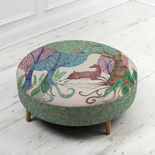  Multi Furniture - Petra Large Footstool Willow Woods Voyage Maison