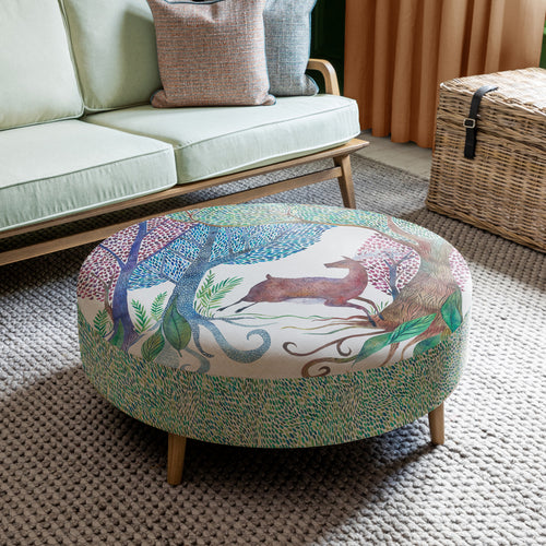 Multi Furniture - Petra Large Footstool Willow Woods Voyage Maison