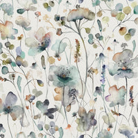  Samples - Pimelea Printed Fabric Sample Swatch Coral Cloud Voyage Maison
