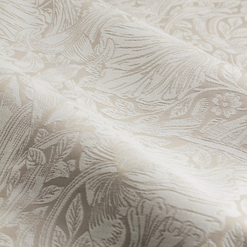 Floral Multi Curtains - Pimpernel Jacquard Fully Lined Pencil Pleat Curtains Linen Morris & Co