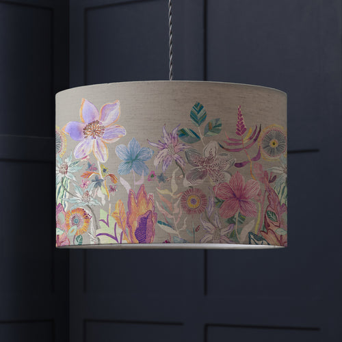 Floral Purple Lighting - Primrose Eva Lamp Shade Haze Voyage Maison
