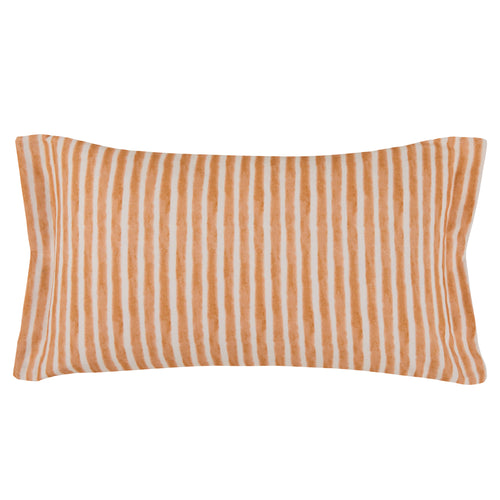 Floral Orange Cushions - Primavera Printed Feather Filled Cushions Melba Voyage Maison