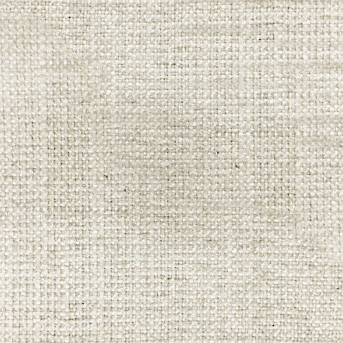 Plain White Fabric - Quito Textured Woven Fabric (By The Metre) Snow Voyage Maison
