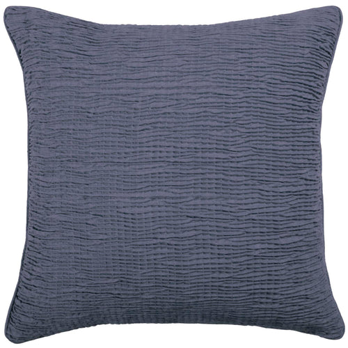 Additions Rainfall Embroidered Feather Cushion in Aubergine