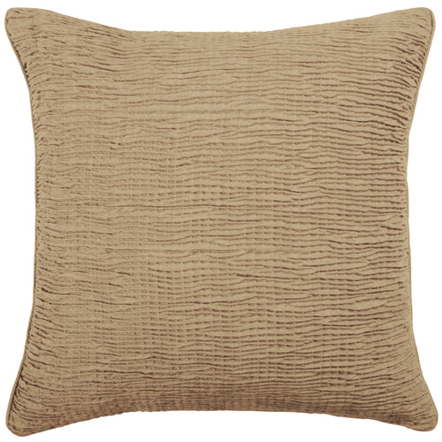 Additions Rainfall Embroidered Feather Cushion in Bronze