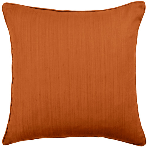 Additions Rainfall Embroidered Feather Cushion in Cinnamon