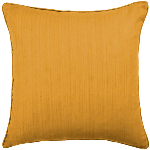 Additions Rainfall Embroidered Feather Cushion in Marigold