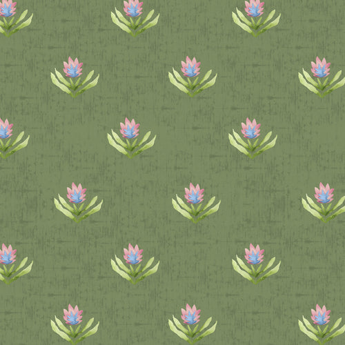  Samples - Raja  Wallpaper Sample Sage Voyage Maison