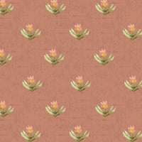  Samples - Raja  Wallpaper Sample Terracotta Voyage Maison