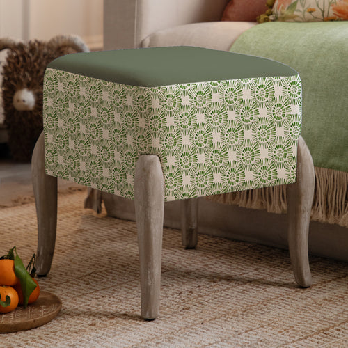 Abstract Green Furniture - Ralf  Footstool Sage Voyage Maison