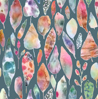  Samples - Rangi Printed Fabric Sample Swatch Papaya Voyage Maison