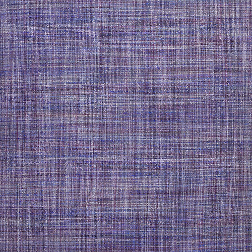 Plain Purple Fabric - Ravenna Woven Linen Fabric (By The Metre) Indigo Voyage Maison
