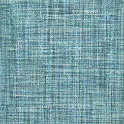 Plain Blue Fabric - Ravenna Woven Linen Fabric (By The Metre) Petrol Voyage Maison