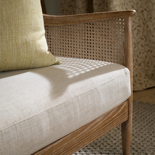 Plain Beige Furniture - Remi 2-Seater Rattan Chair Linen Voyage Maison