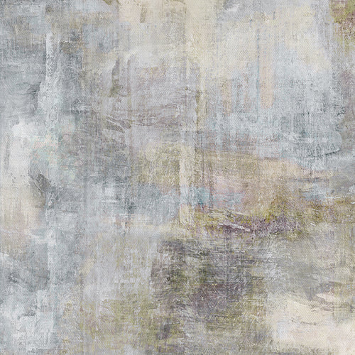 Abstract Grey Fabric - Renoir Printed Fabric (By The Metre) Ironstone Voyage Maison