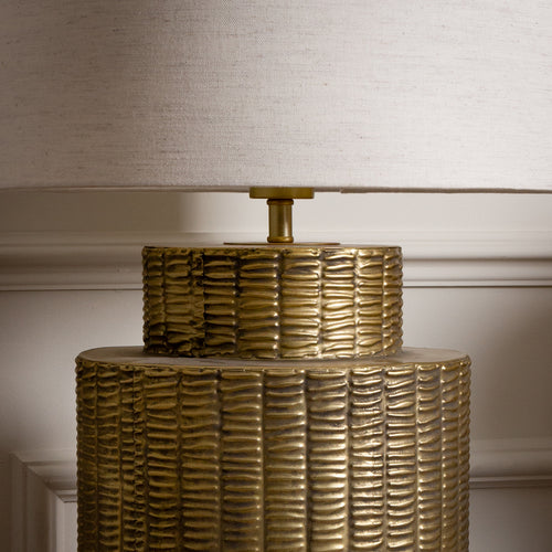 Geometric Gold Lighting - Rhiamon  Lamp Base Gold Voyage Maison