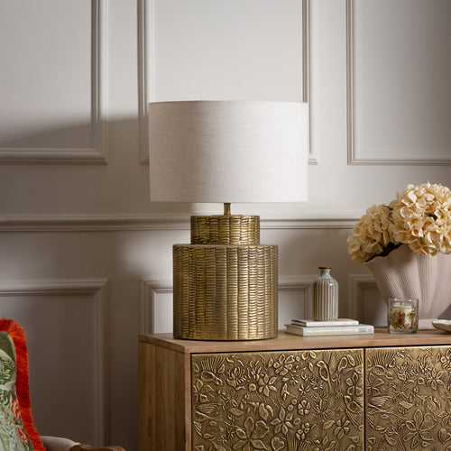 Geometric Gold Lighting - Rhiamon  Lamp Base Gold Voyage Maison