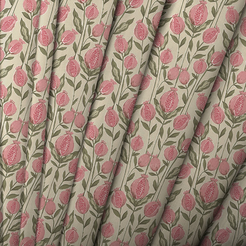 Floral Pink M2M - Rithani Printed Cotton Made to Measure Roman Blinds Auburn Voyage Maison