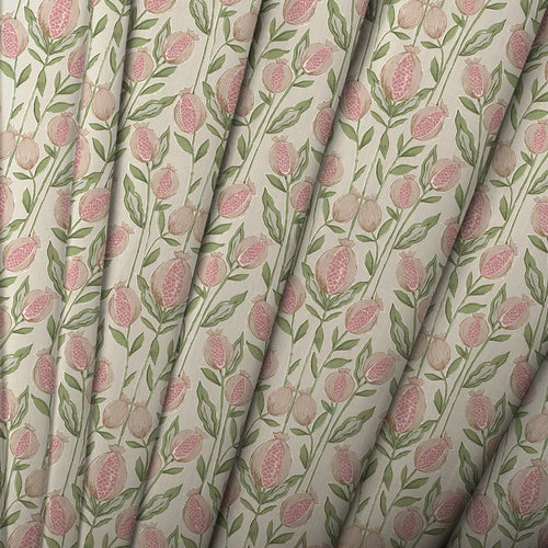 Floral Pink M2M - Rithani Printed Made to Measure Curtains Blush Voyage Maison