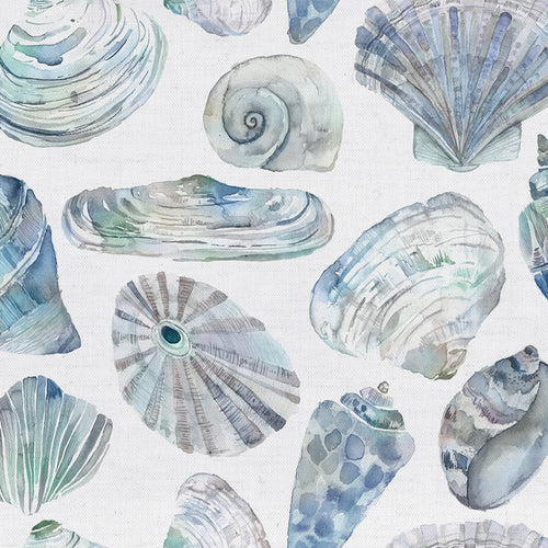 Abstract Multi Fabric - Rockpool Printed Cotton Fabric (By The Metre) Marine Voyage Maison