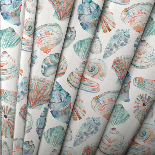 Abstract Blue M2M - Rockpool Printed Cotton Made to Measure Roman Blinds Cobalt Voyage Maison