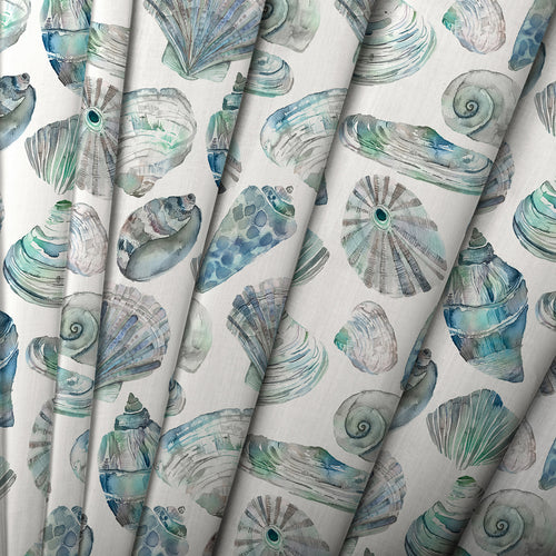 Abstract Multi M2M - Rockpool Printed Cotton Made to Measure Roman Blinds Marine Voyage Maison