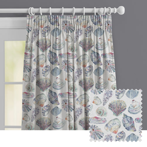 Abstract Multi M2M - Rockpool Printed Made to Measure Curtains Abalone Voyage Maison