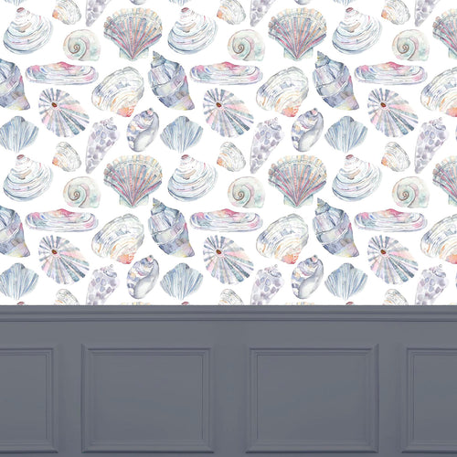  Grey Wallpaper - Rockpool  1.4m Wide Width Wallpaper (By The Metre) Abalone Voyage Maison