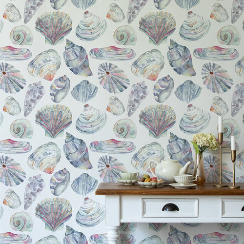 Grey Wallpaper - Rockpool  1.4m Wide Width Wallpaper (By The Metre) Abalone Voyage Maison