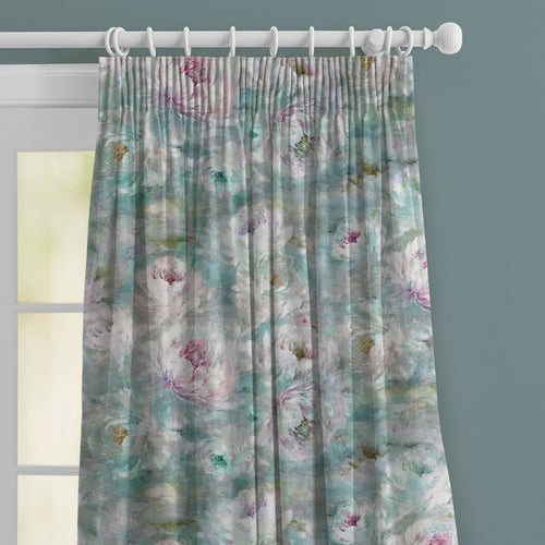 Floral Blue M2M - Roseum Printed Made to Measure Curtains Moonstone Voyage Maison