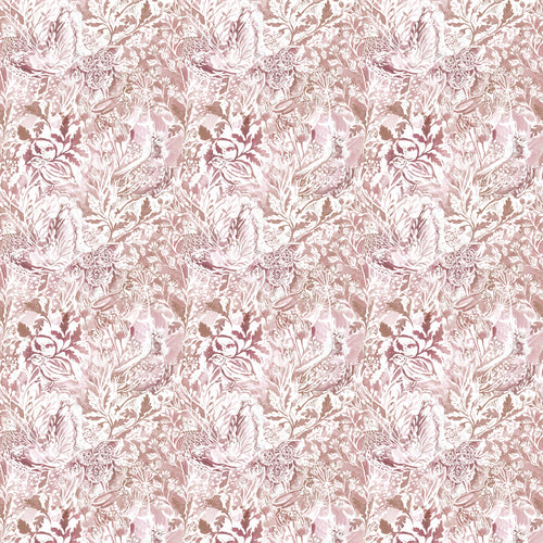 Voyage Maison Rothesay Printed Cotton Fabric Remnant in Coral