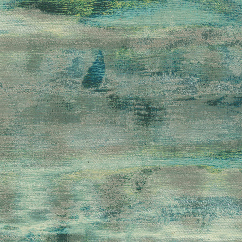 Abstract Green Fabric - Rothko Woven Jacquard Fabric (By The Metre) Azure Voyage Maison