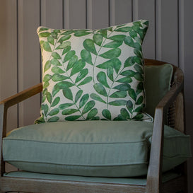 Voyage Maison Rowan Printed Feather Cushion in Apple